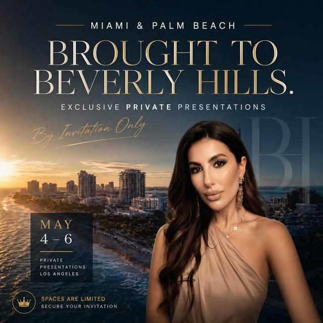 Miami and Palm Beach private presentations in Beverly Hills
