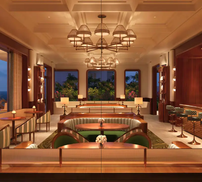 Private club lounge