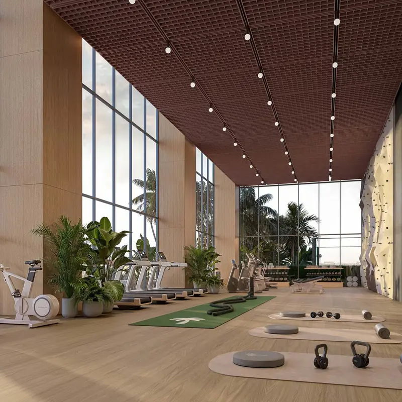 Wellness center and gym
