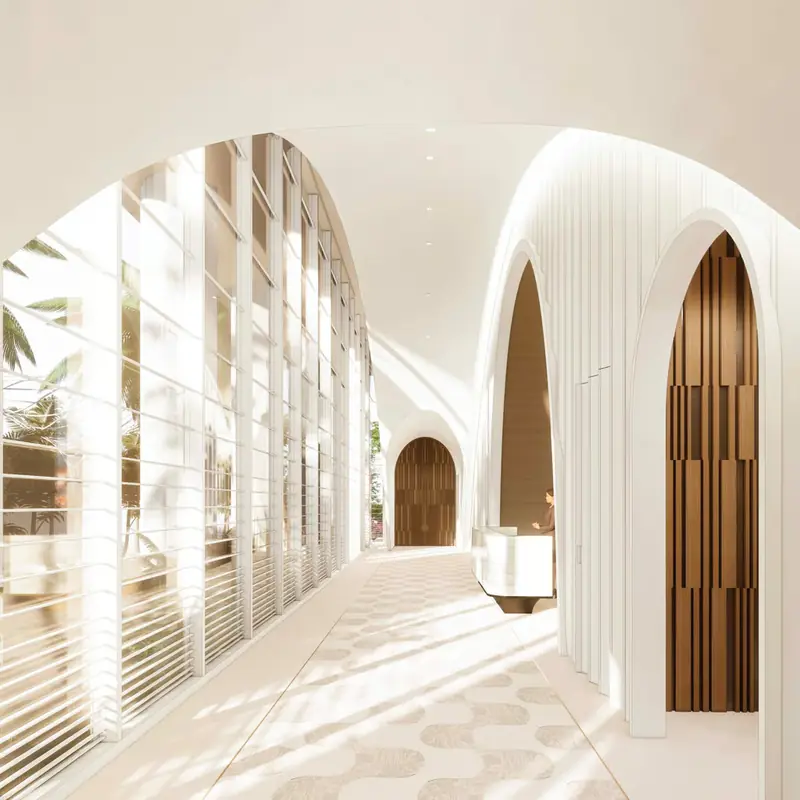 Arched gallery