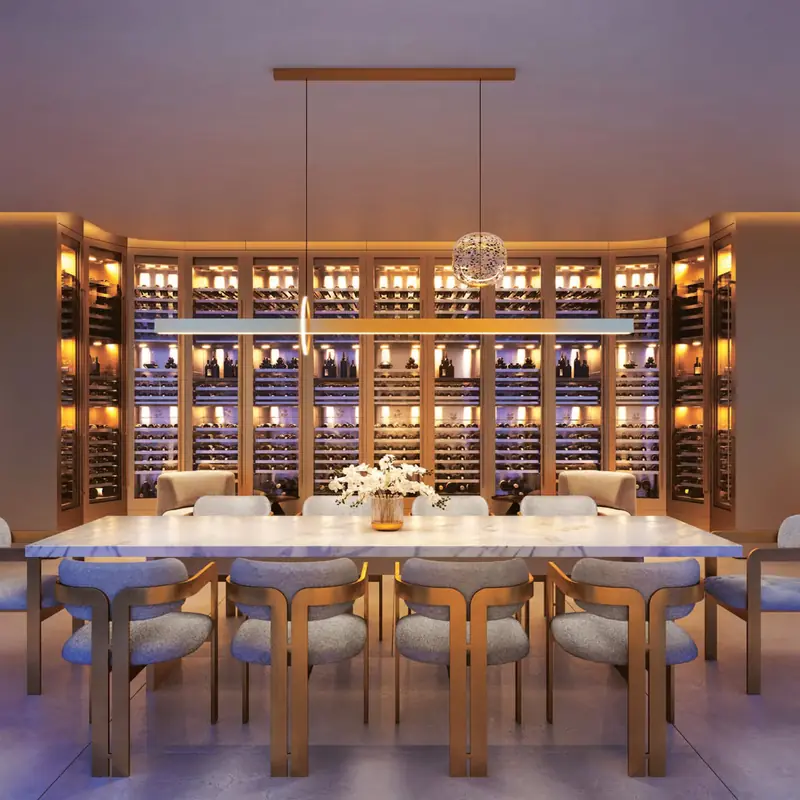 Wine room and private dining