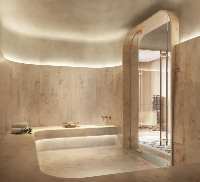Herbal steam room